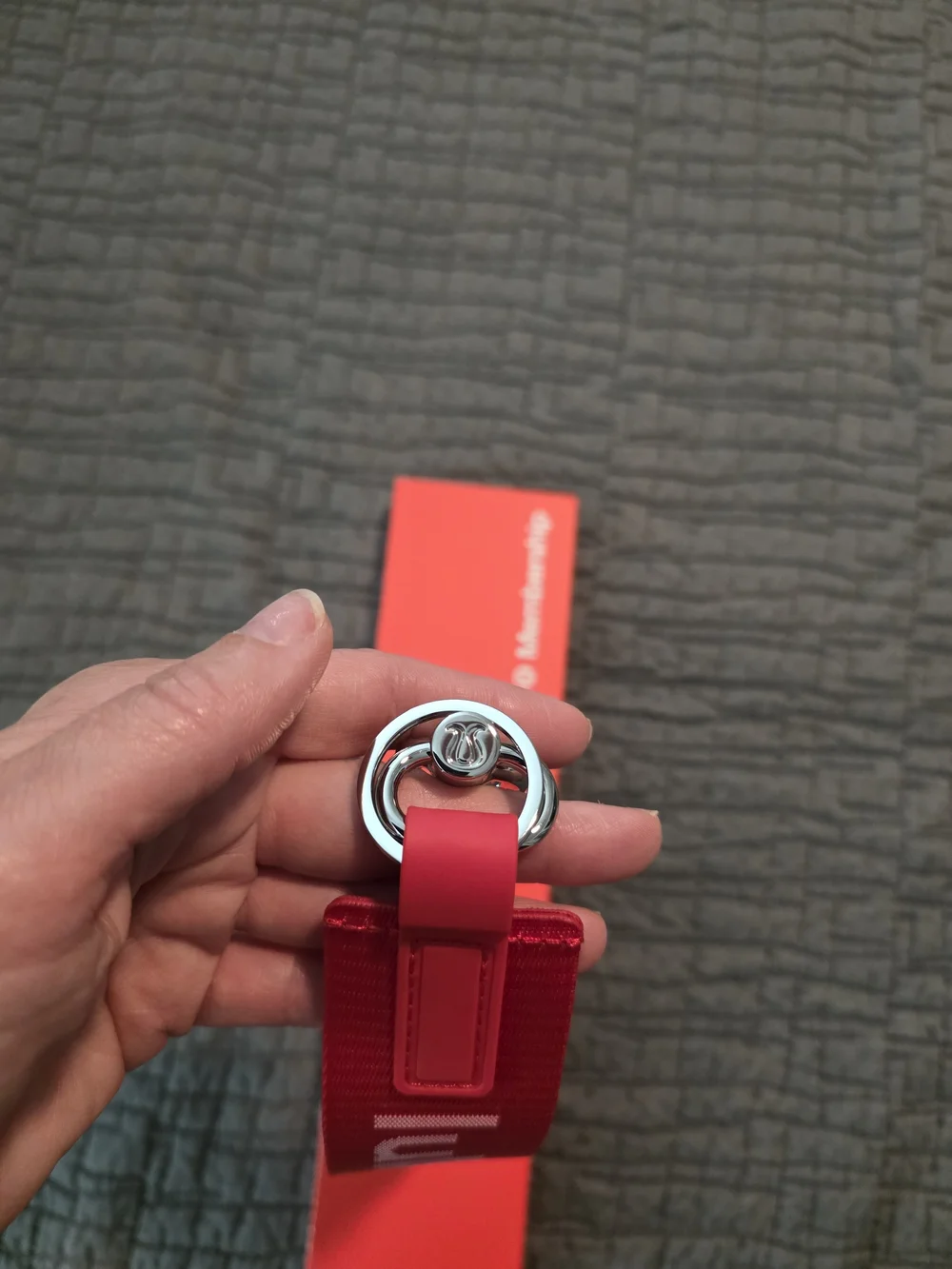 Lululemon Never Lost Pinnacle Member Exclusive Keychain NIB